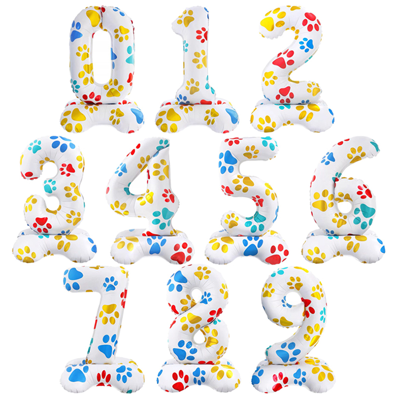 Pet Supplies Outlet - 1szt Łapy psa Zwierzęta Balony foliowe