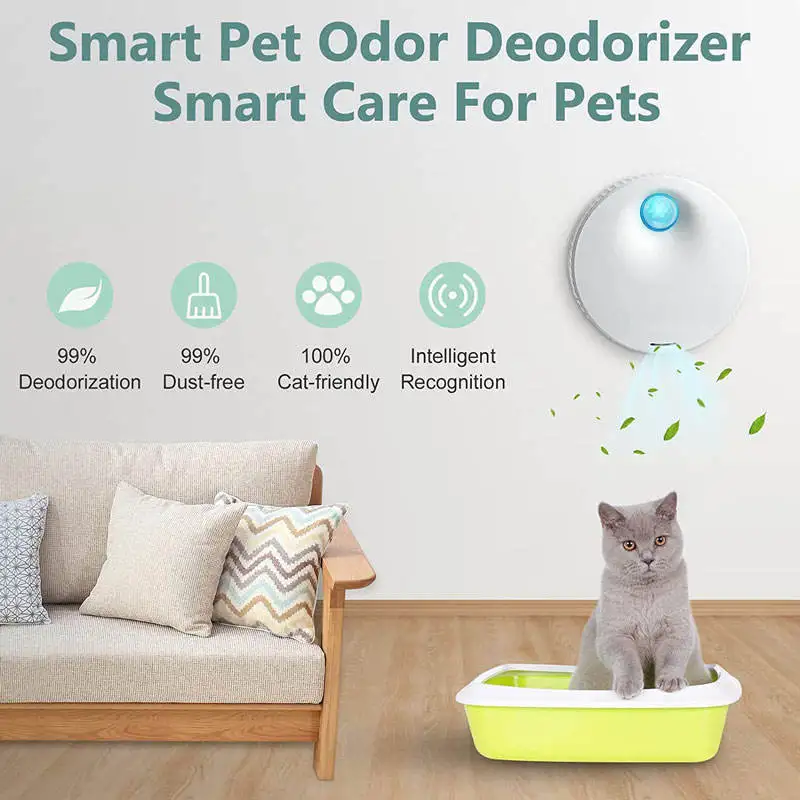 Pet Supplies Outlet - Inteligentny oczyszczacz powietrza dla kotów, dezodoryzator