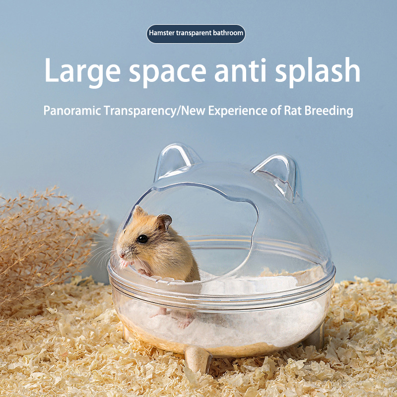 Pet Supplies Outlet - Przezroczysta wanna z piaskiem o dużej