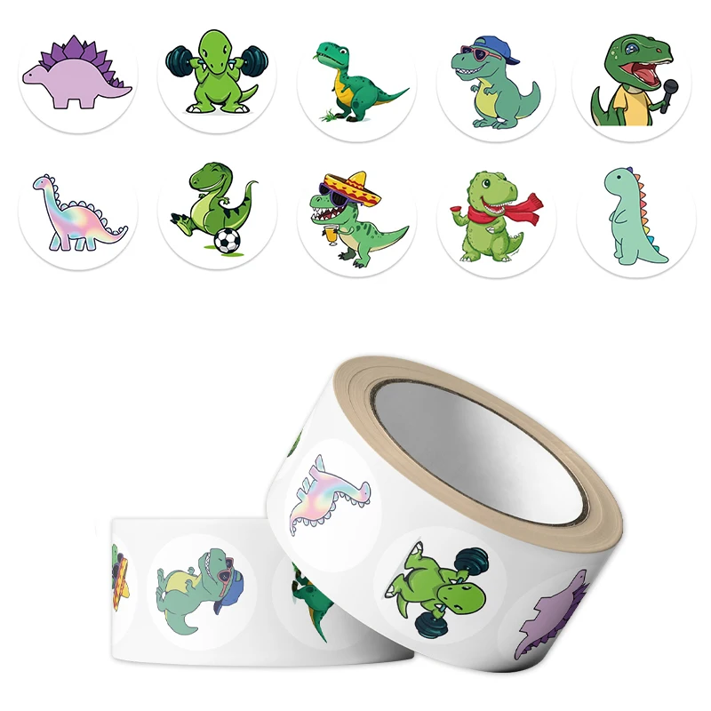 500 szt. Naklejek w rolce z kr – Pet Supplies Rewards recenzja i cena