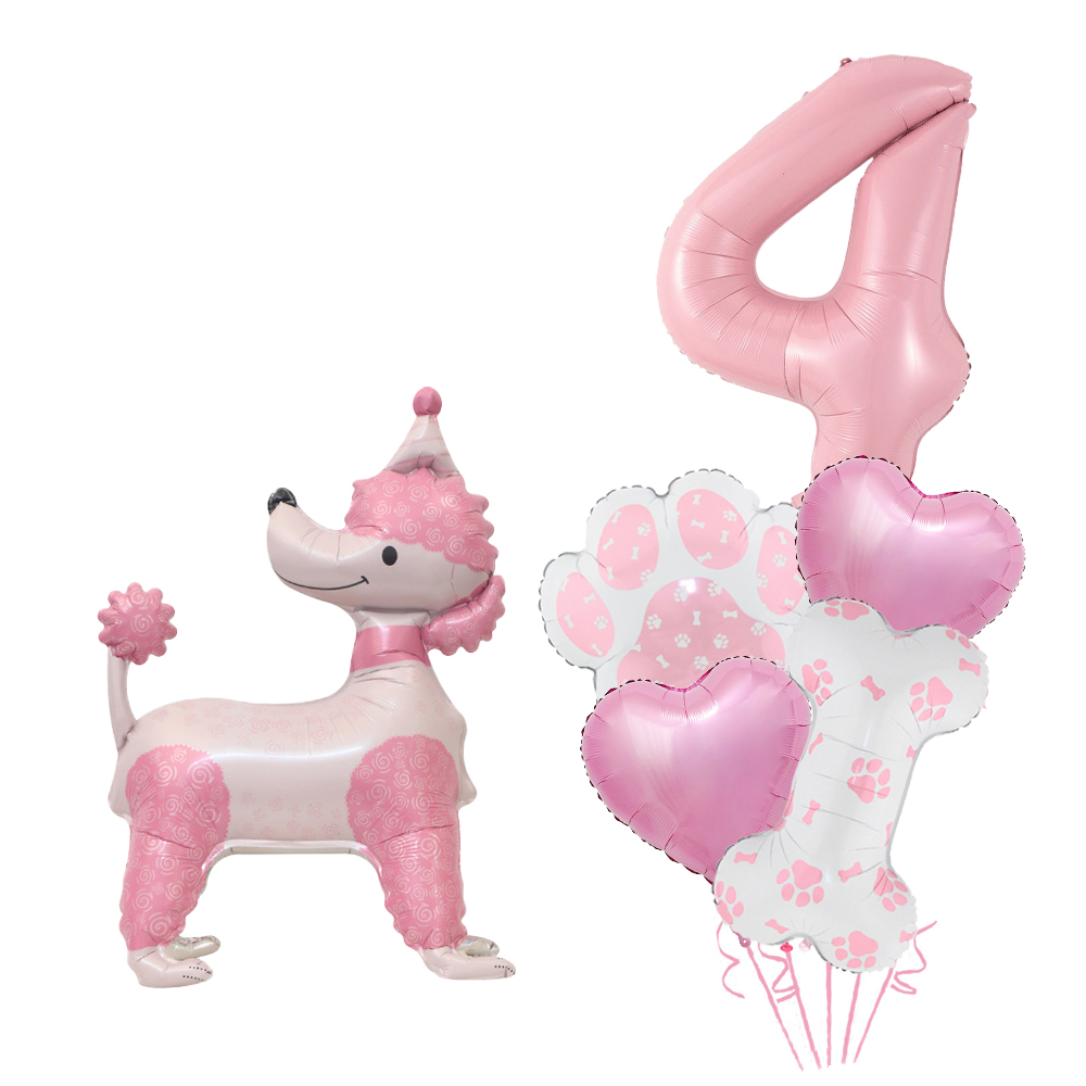 Zestaw: różowy pudel, balony z – Pet Supplies Outlet recenzja i cena