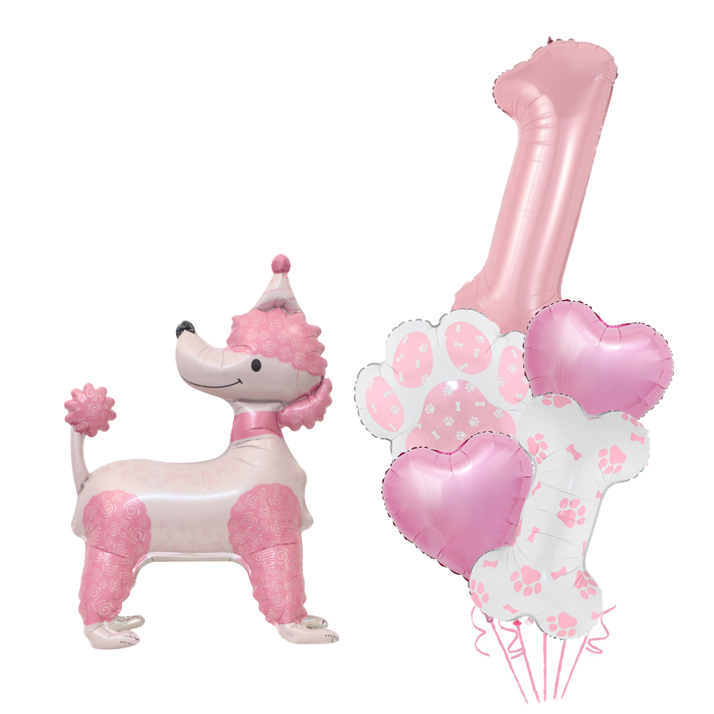 Zestaw: różowy pudel, balony z – Pet Supplies Outlet recenzja i cena